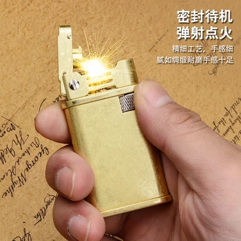 

chief kerosene wheel lighter male windproof vintage nostalgic retro WITH gift box