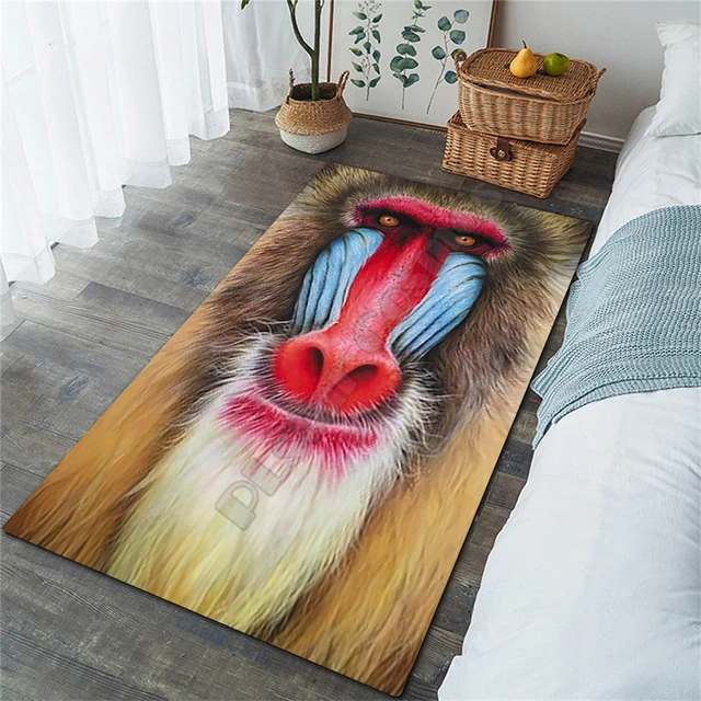 Gorilla Area Rug 3D Printed Rugs Mat Rugs Anti-slip Large Rug Carpet Home  Decoration 02