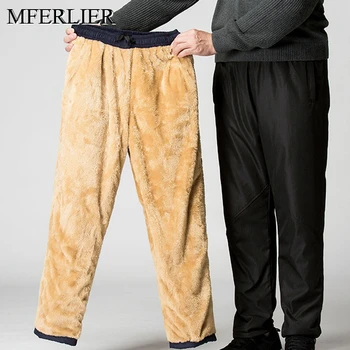 

Spring Winter men pants Plus size 5xl 6xl 7xl 8xl weight 150kg warm pants