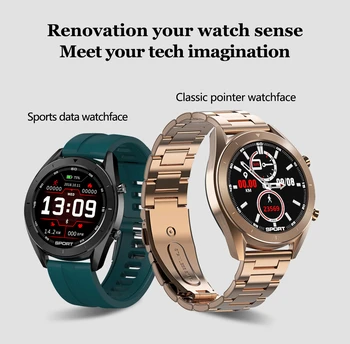 

DT99 Smart Watch IP68 Waterproof Round HD Screen ECG Detection Changeable Dials Smartwatch Fitness Tracker Men
