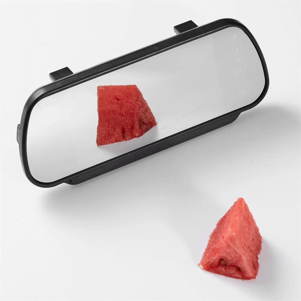 7 inch Reversing camera monitor kit Car Rear View Parking White Mirror Monitor Night Vision Rear view camera