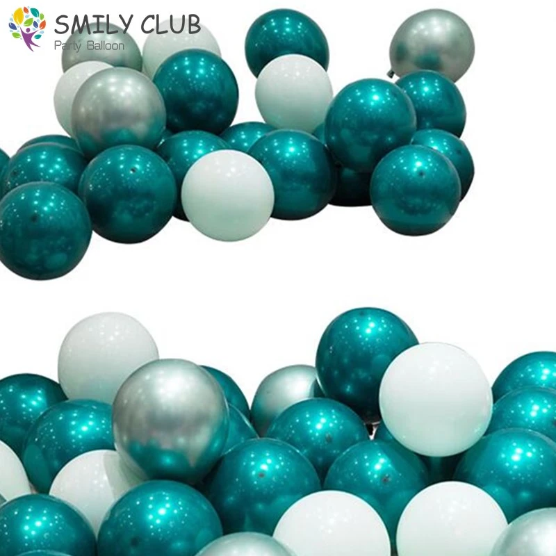 Ballons En Latex Bleu Canard D Eau 100 Pieces 10 Pouces Ballon Perle Verte Pour Decoration De Fete D Anniversaire Et De Mariage Pour Enfants Pour Maison Aliexpress