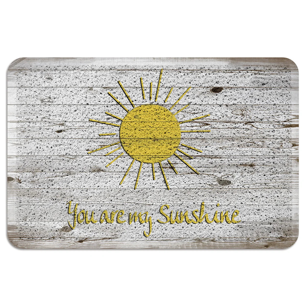 You Are My Sunshine деревянный ПВХ коврик для двери открытый закрытый провод петля Нескользящие водонепроницаемые коврики домашний коврик для кухни ванной