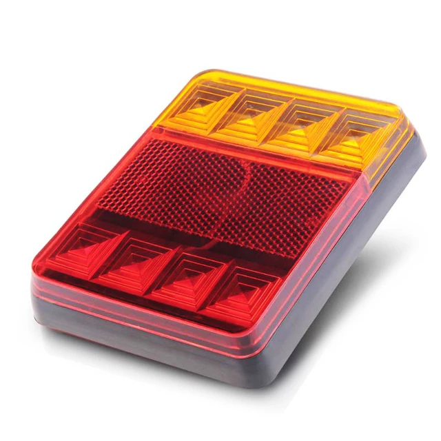 Waterproof Car 8 LED Warning Tail Light Rear Lamps Pair Boat Trailer Auto Accessories Exterior 1ef722433d607dd9d2b8b7: China|United States