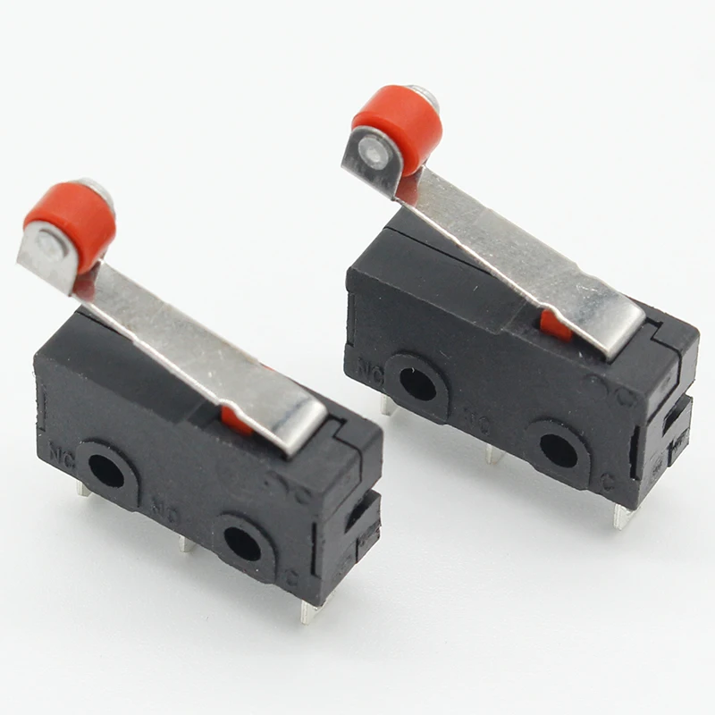 10x WINOMO Mini Mikroschalter – Rollenhebel SPDT, Snap-Action, Für 5V/12V, CNC & Schaltschränke