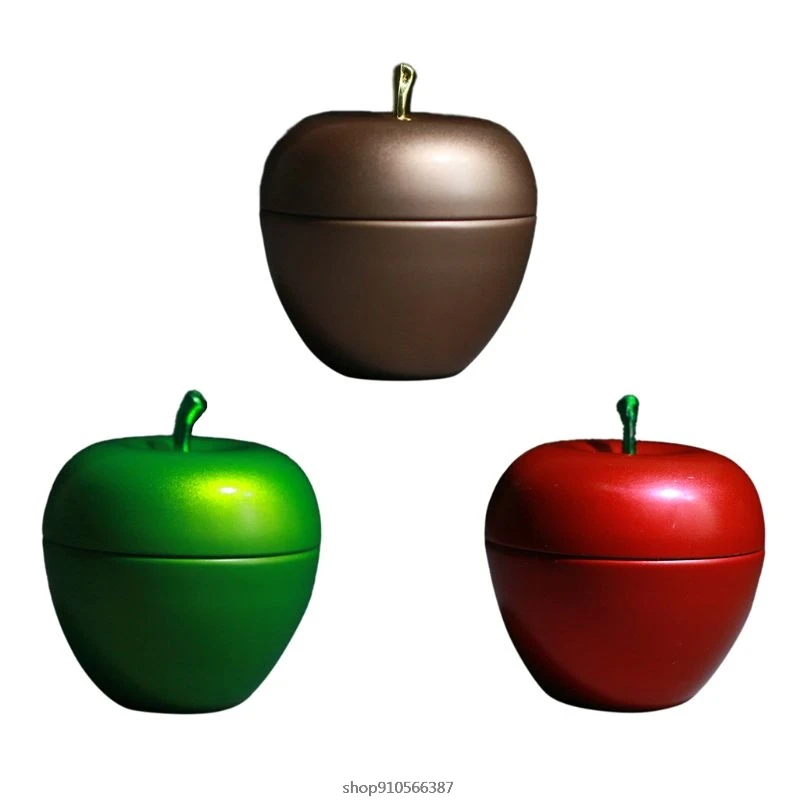 Apple Shaped Mini Tin Tea Suger Candy Sealed Coffee Storage Box Metal Case Wedding Favor Organizer Container M11 21 Wholesales | Дом и сад
