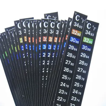 

Useful Aquarium Thermometer Sticker Easy to Use Accurately Measures Temperature Clear Calibration for Quick Reading