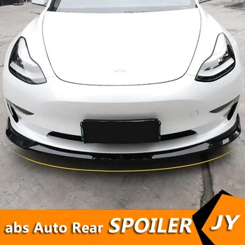 

For Tesla Model 3 Body kit spoiler 2018-2019 Tesla Model 3 ABS Rear lip rear spoiler front Bumper Diffuser Bumpers Protector