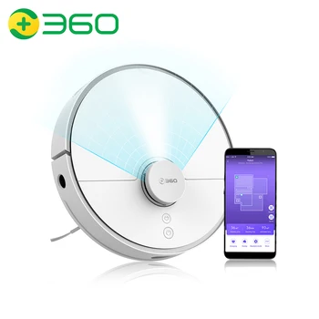 

360 Robotic Vacuum Cleaner S5 Smart Robotic Cleaner Wet Dry LDS Remote Control 2000Pa Memory Mopping Sweeping Auto Recharge