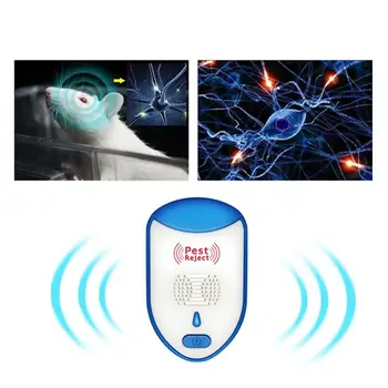 

High Quality Ultrasound insect repellent OEM with night lamp mosquito repellent rodent repellent Mouse mosquito control