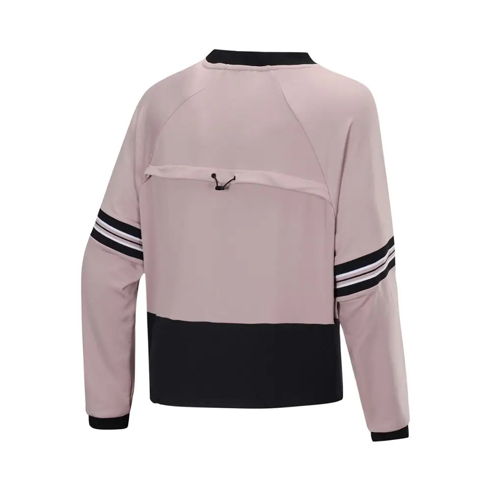 Li-Ning Женская толстовка с капюшоном, тренировочная серия, 10% полиэстер, 10% спандекс, спортивные топы с подкладкой, обычные комфортные худи AWDP322 WWW1031