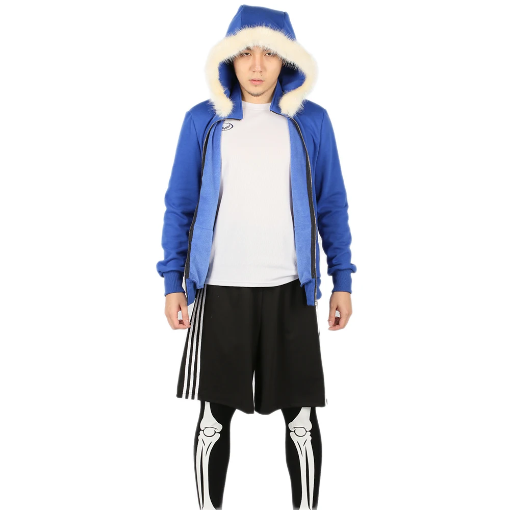 X COSTUME распродажа 45% костюм Undertale Sans полиэстер материал полные наряды игра косплей