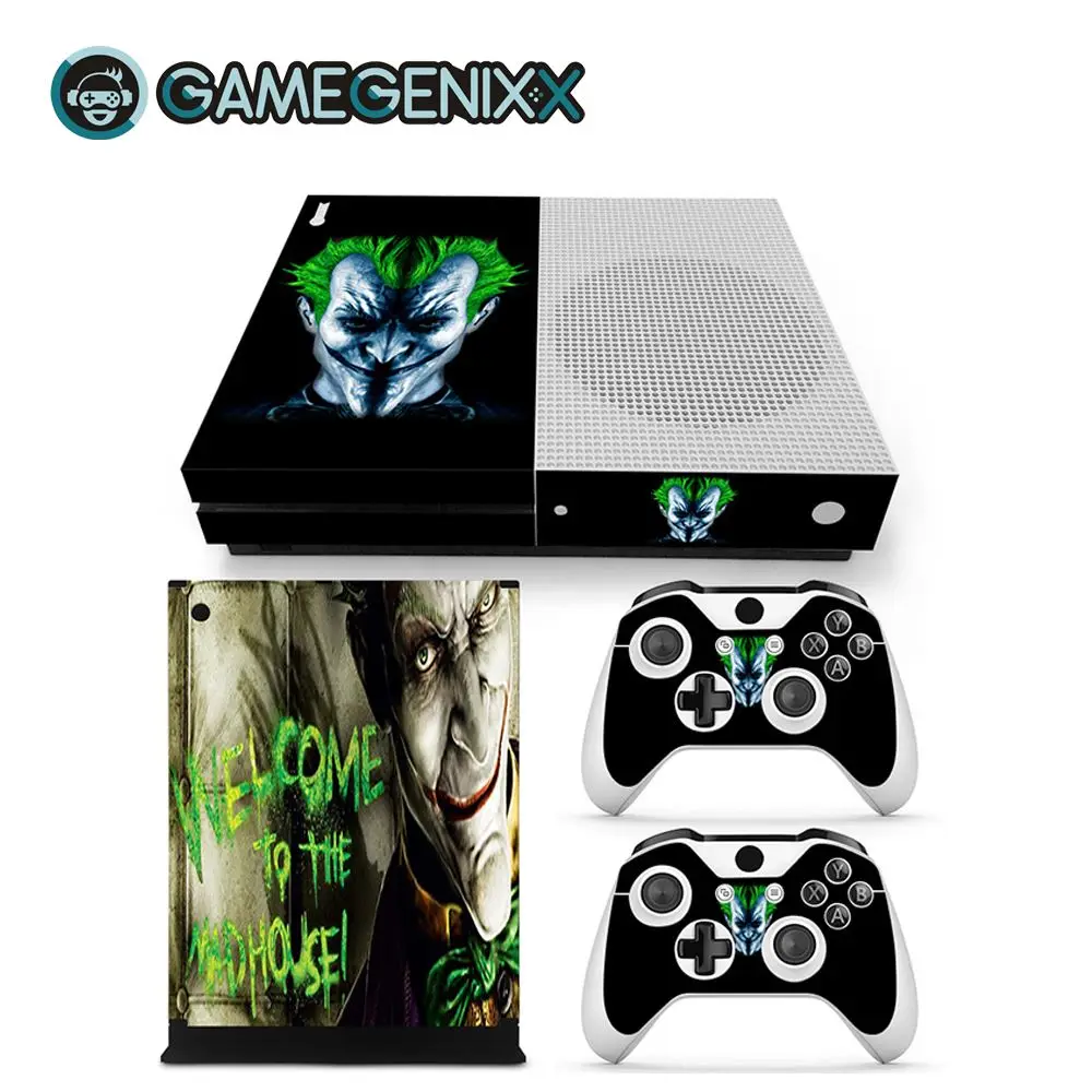 GAMEGENIXX Кожа Наклейка виниловая оберточная Крышка для Xbox One Slim консоли и 2 контроллеров-Джокер