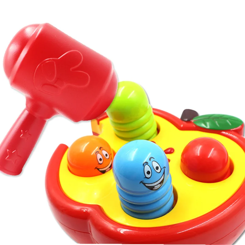 Hammering Ball Hammer Box Children Fun Playing Hamster Game Toy Early Learning And Educational Toys Learning Puzzles Toys