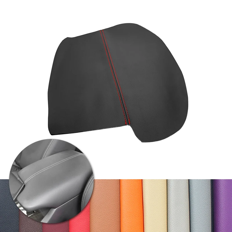 

Только LHD для Honda Accord 9th 2014 2015 2016 центральный подлокотник крышки автомобиля из микрофибры кожаный декоративный