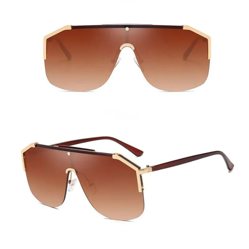 Zowensyh, большие размеры, модные солнцезащитные очки, солнцезащитные очки для мужчин и женщин, большая оправа, соединенные солнцезащитные очки, ослепительные очки - Цвет линз: chase