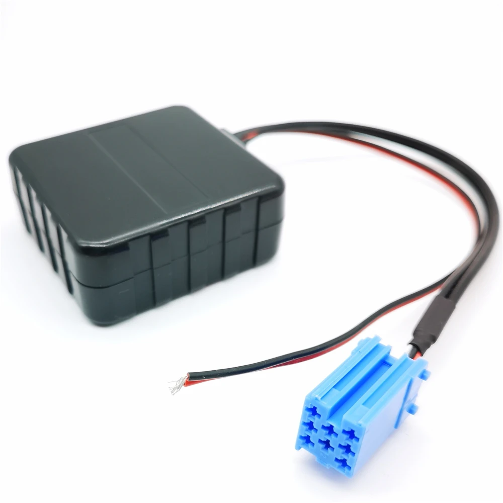 

BLUETOOTH ADAPTER FOR AUDI SKODA SEAT VOLK SWAGEN BECKER PHILIPS AND BLAUPUNKT CAR RADIOS WITH A 8-PIN AUX CONNECTION