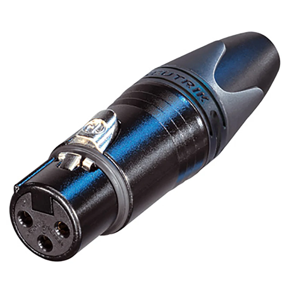 1 шт. швейцарский кабель Neutrik с 3-полюсным гнездовым разъемом XLR черным