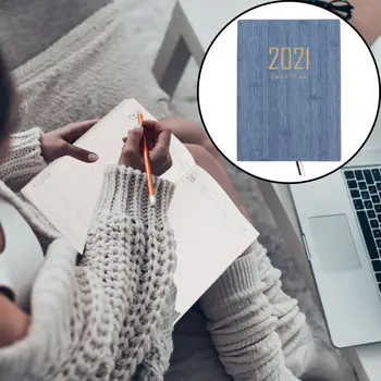

2021 Calendar Notebook Agenda Noting Book Practical Schedule Book Plan Book