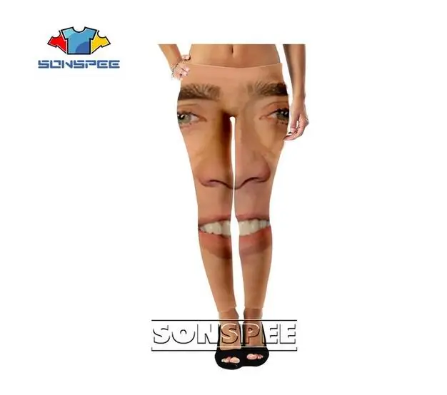 SONSPEE/женские весенние и осенние эластичные леггинсы до щиколотки с 3D-принтом в виде капли воды для фитнеса, повседневные модные стильные обтягивающие брендовые штаны Q04 - Цвет: Хаки