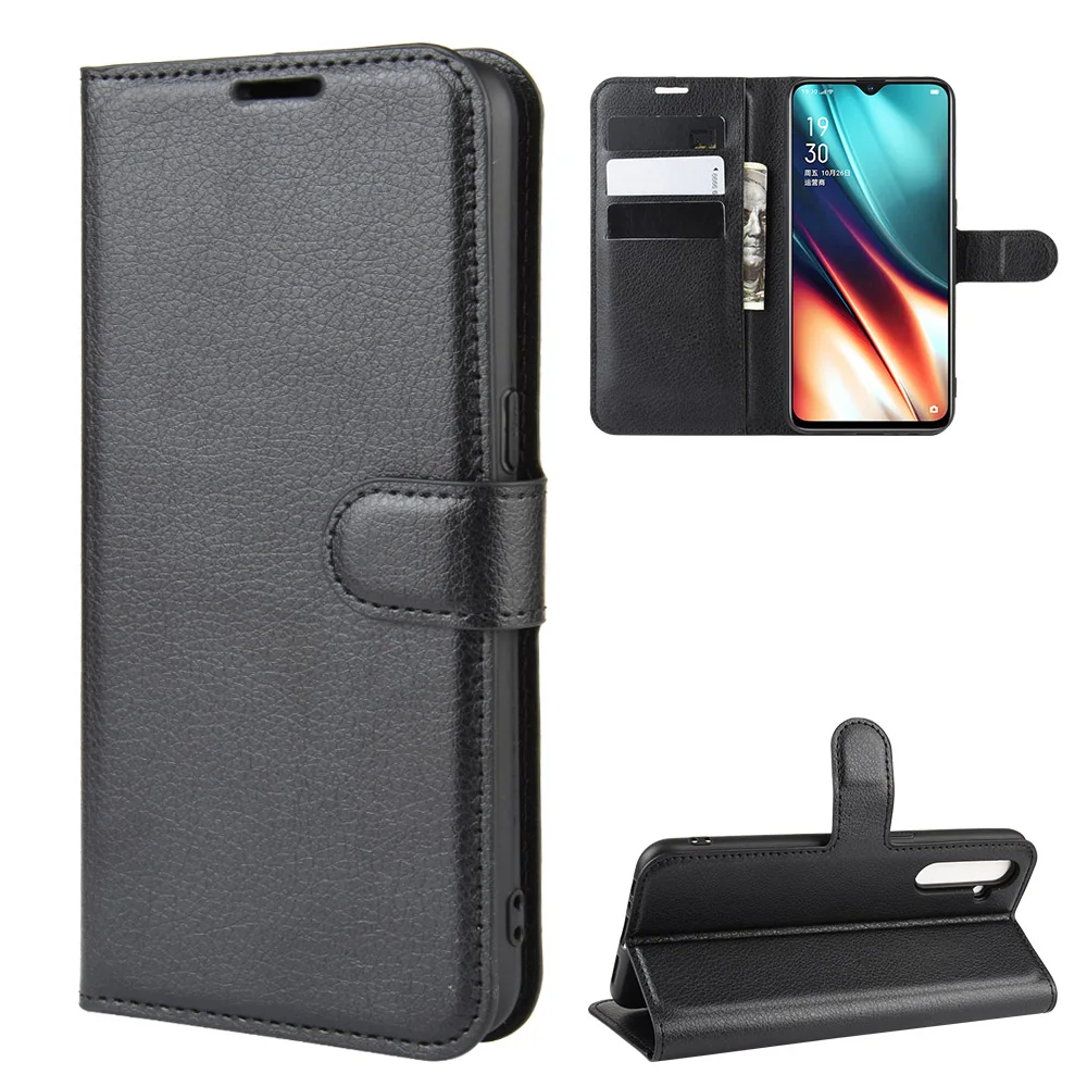RMX1921 Case for OPPO Realme XT Cover Wallet Card Stent Book