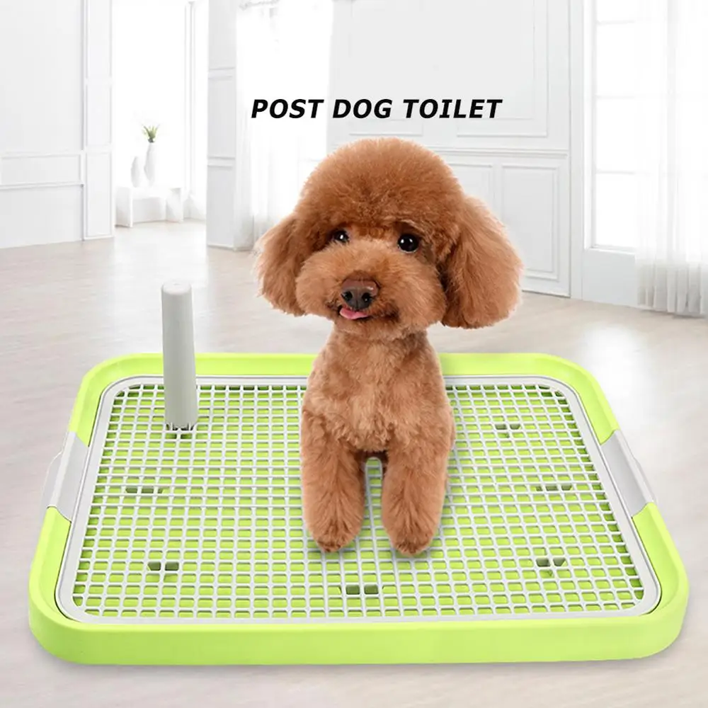

Dog Cat Pets Toilet Tray Puppy Toilets Trainer Cats Dogs Plastic Litter Potty Training Pad Holder Home Pet Cleaning Supplies