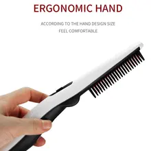 Многофункциональная расческа для волос, щетка для быстрой бороды, выпрямитель для волос, завивка, завивка, шоу, кепка, для мужчин, красота, инструмент для укладки волос