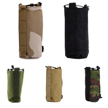 

Tactical molle Nylon Water Bottle Bag Wear-resistant Waterproof Hydration Carrier Kettle Pouch Holder For Outdoor hunting