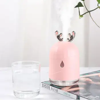 

High Quality 220ML Ultrasonic Air Humidifier Aroma Essential Oil Diffuser for Home Car USB Fogger Mist Maker with LED Night Lamp
