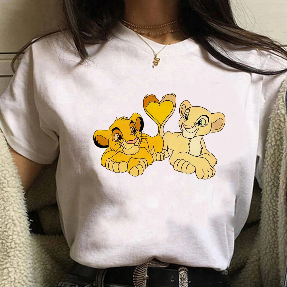 ディズニー 女性と女の子のための半袖tシャツ 夏のカジュアルスタイル ヒップホップスタイル 原宿オルチャン ユニセックス Tシャツ Aliexpress