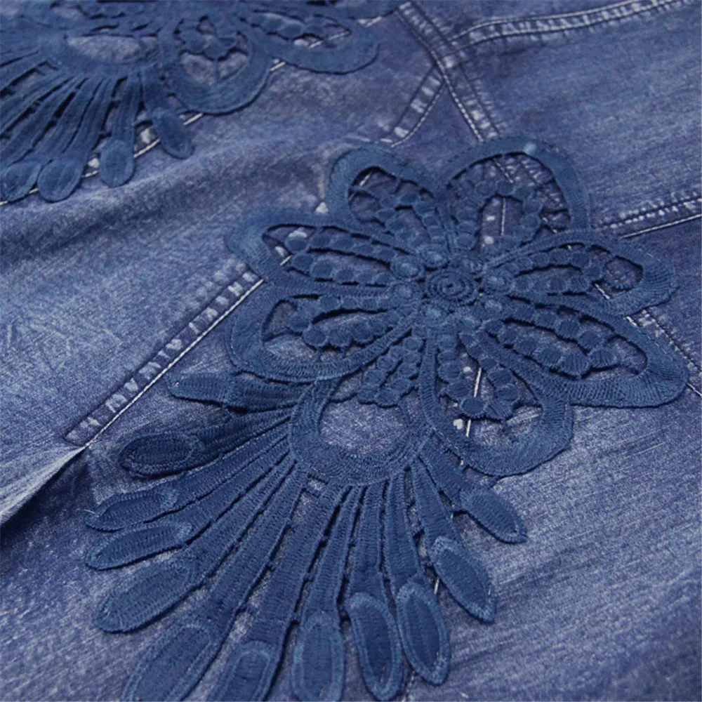 Vintage Denim Women's Dress 2019 Embroidery Braces Dresses Asymmetrical Long Women Strap Dress Vestidos A82193 Draped Dress (21)