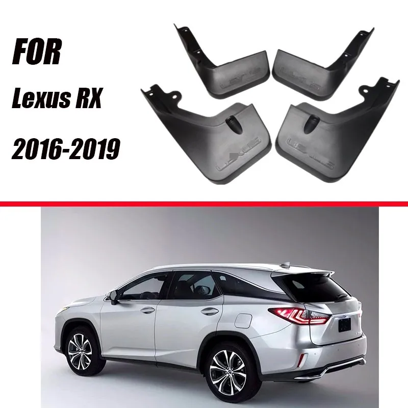 Брызговики для Lexus RX RX350 RX300 RX330 RX270 RX450 RX200 крыло брызговиков всплеск брызговик защитные крылья аксессуары 1998 - Цвет: 2016-2019 RX