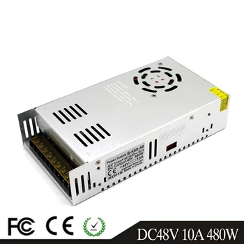 

48V 10A 480w Power Supply Switch Driver Transformer AC110V 220V To DC48V Power Adapter for CNC CCTV Stepper Motors Mechanics Led