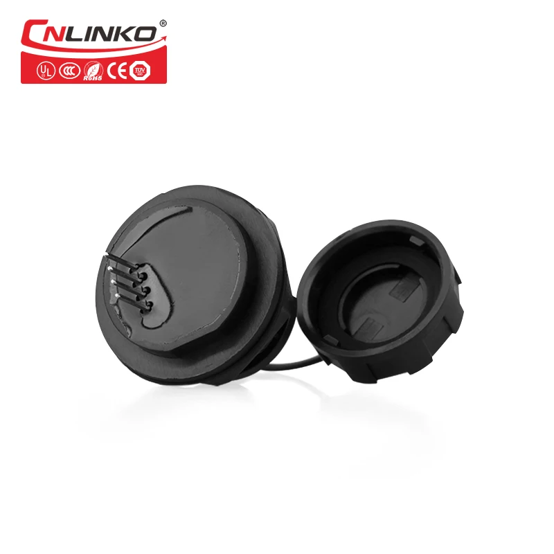 Cnlinko USB A женский передний боковой и задний 4 контактный разъем для Пайки PCB