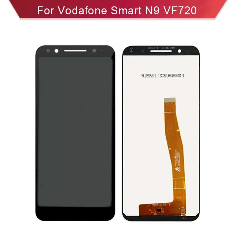 BKparts протестирован для Vodafone Smart N9 vfd720 VF720 VF 720 VFD-720 жк-дисплей сенсорный экран