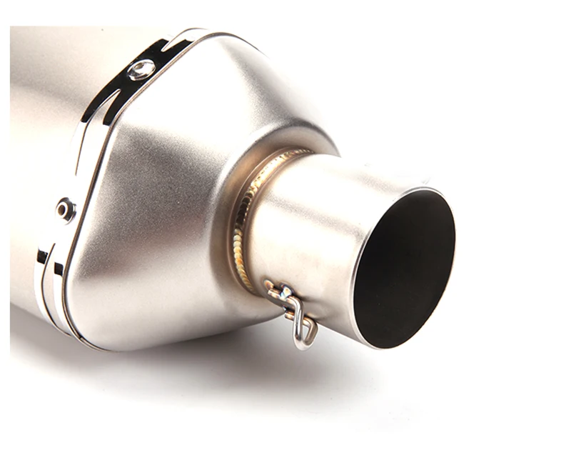 Двойной наконечник для носа Akrapovic, глушитель для мотоцикла, выхлопная труба из нержавеющей стали, глушитель для мотоцикла, выхлопная труба с адаптером 36-50 мм