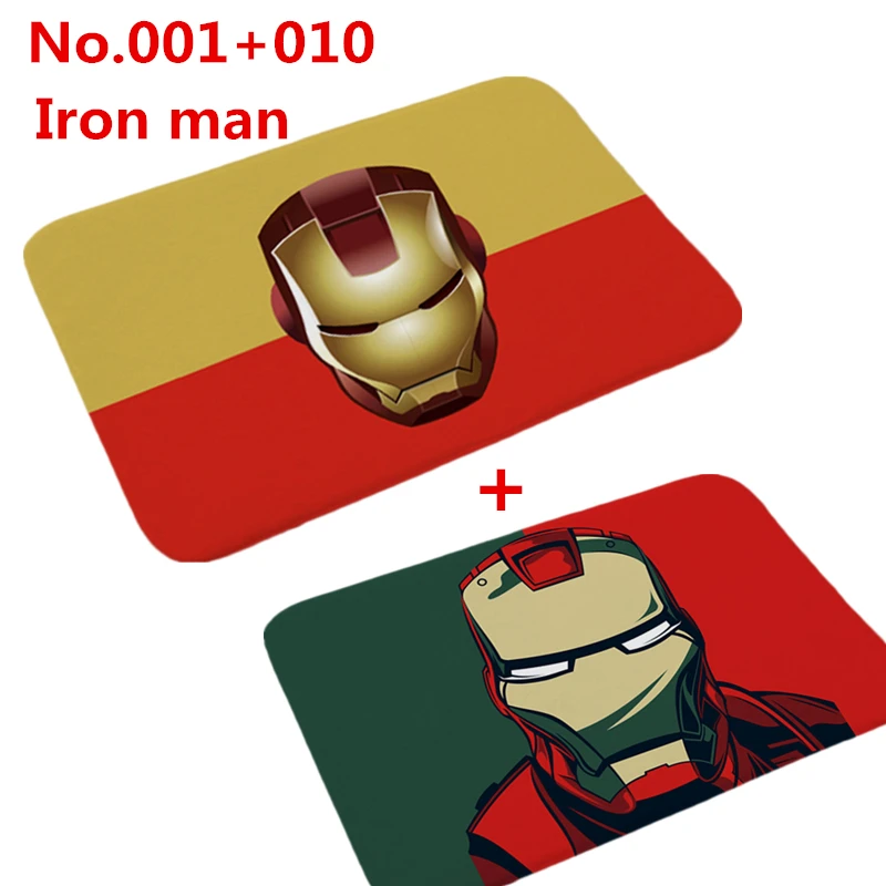 2 шт./компл. супергероев Marvel напольный коврик Кухня двери нескользящий ковер кровать Гостиная дома Кухня напольный коврик - Цвет: Style 5