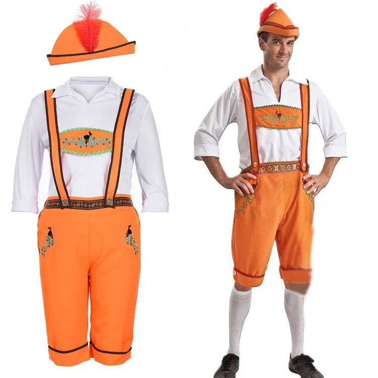 

Halloween Adult Couple German Beer Khaki Party Costume