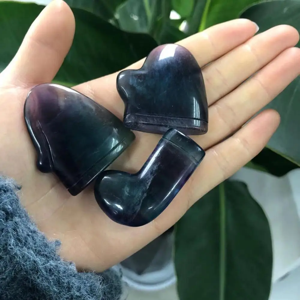 fluorite Украшенные драгоценными камнями, подарки для детей или подружек, чтобы получить домашние украшения для Санты и ДД - Цвет: fluorite