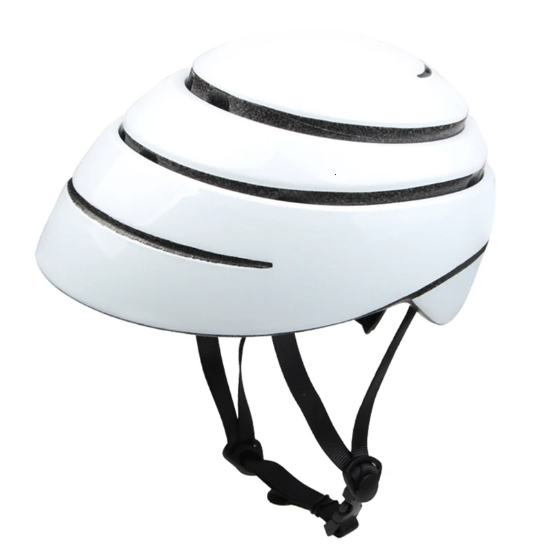 Складной шлем, велосипедный городской велосипедный шлем, фиксированный bmx безопасный мужской шлем для скейтборда 56-29/60-63 см, белый - Цвет: Light-White