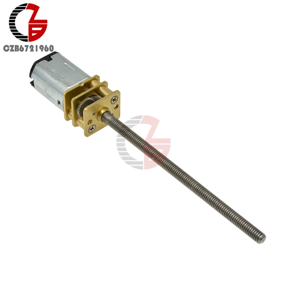 

GA12 N20 M3*55 Screw Axle Axis DC Gear Motor 3V 100RPM Linear Electric Miniatura Motor for Home Appliance Fan Hobby Toy RC Car