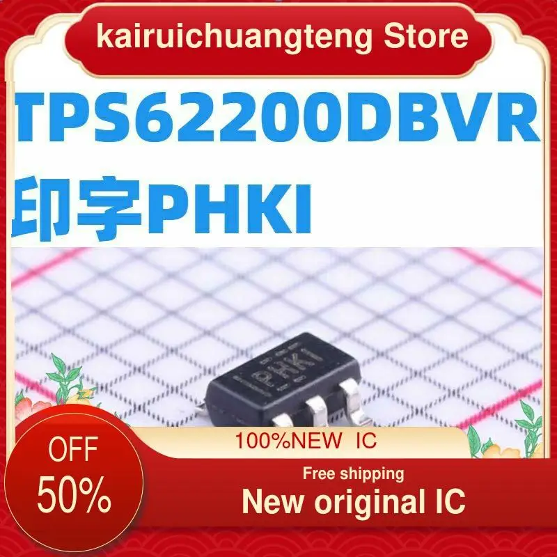 

10 шт. TPS62200DBVR DC-DC PHKI SOT23-5 nuevo original