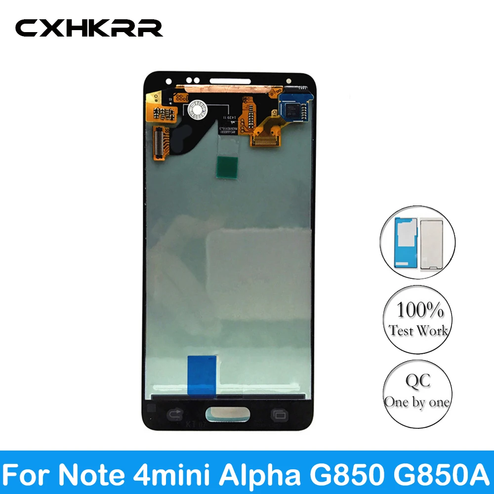 

LCDs For Samsung Galaxy Alpha G850 G850F G850M G850K Phone LCD Display Touch Screen Digitizer Assembly Replacement