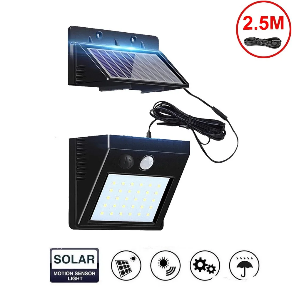 

Solar PIR Motion Sensor 30 LED Solar Light IP65 Waterproof Outdoor Garden Yard Lamp Emergency Security Light Solar Lamp indoor h
