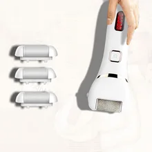 Электрический пилочка для ухода за ногами, средство для удаления омертвевшей кожи, питание от аккумулятора, usb-отшелушивающий инструмент для удаления пятки мозолей, устройство для педикюра