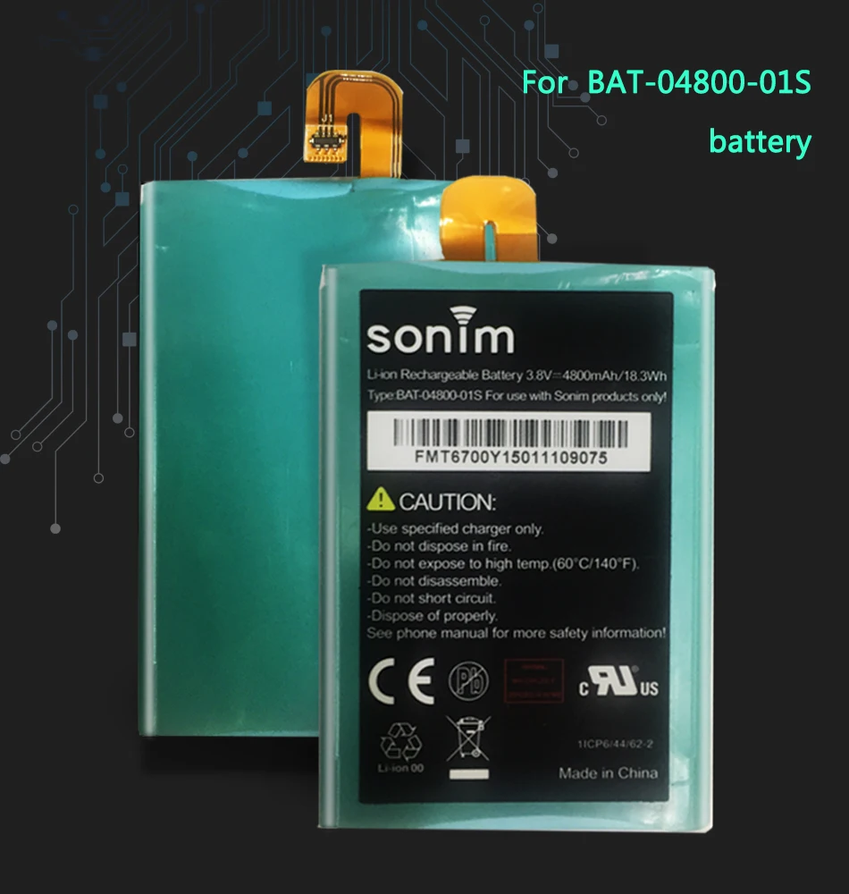 Новое высокое качество 4800 мА/ч, BAT-04800-01S Батарея для Verizon Sonim XP7 XP7700 аккумулятор для смартфона