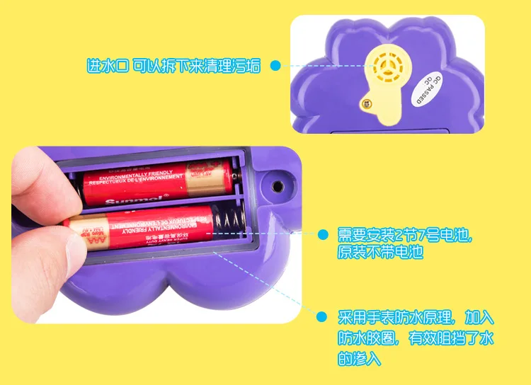 CIKOO КИТ Осьминог играть с водой детская игрушка для ванной воды всплеск ванная комната необычный Электрический Душ