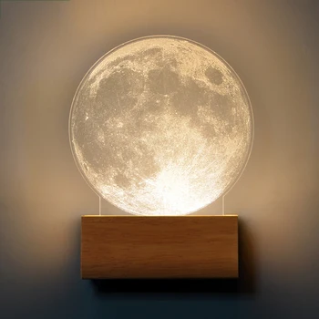 

Modern European LED wall lamp Acrylic wall lamp bedroom bedside corridor lamp indoor lighting crystal wall lamp