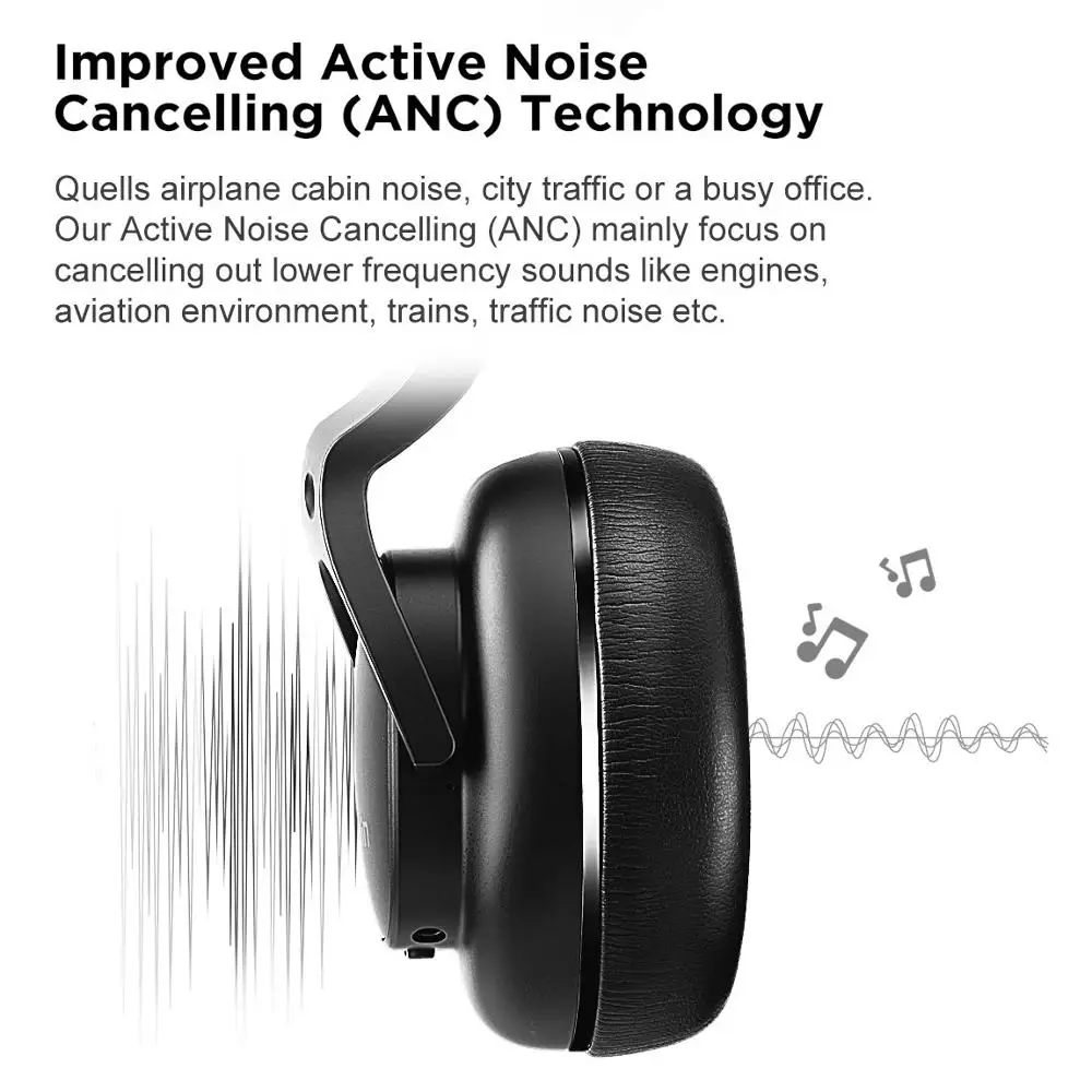 Ceny COWIN E9 aktywne słuchawki z redukcją szumów słuchawki Bluetooth bezprzewodowy zestaw słuchawkowy na ucho z mikrofonem Aptx dźwięk hd