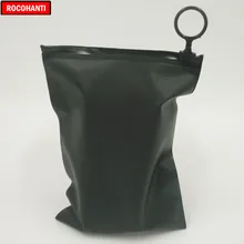 000X Индивидуальные Пластиковые Матовый ЕВА слайдер мешок черный толстый замок на молнии ПВХ сумки для купальники одежды рубашка Упаковка для покупок